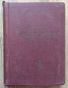 Józef Litauer • Kodeks Postępowania Cywilnego [1939]