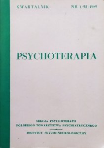 Psychoterapia numer 1/52/1985
