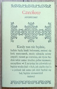 Antoni Czechow • Aforyzmy