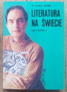Literatura na Świecie 4/1993 (261) • Italo Calvino, poezja włoska, Antonio Tabucchi