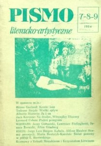 Pismo literacko-artystyczne 7-8-9/1984 • JL Borges, Allen Ginsberg, Leonard Cohen
