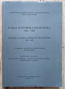 Księga wójtowska krakowska 1442-1443