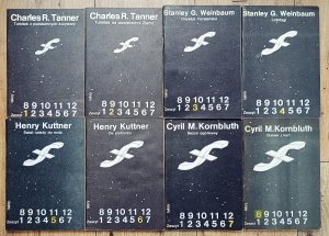 Zeszyty fantastyczno-naukowe Iskier x 8: Tanner - Weinbaum - Kuttner - Kornbluth