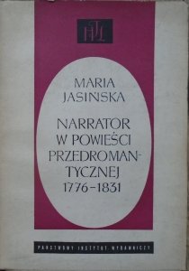 Maria Jasińska • Narrator w powieści przedromantycznej 1776-1831