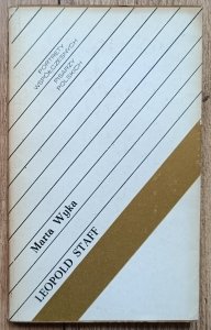 Marta Wyka • Leopold Staff [dedykacja Marty Wyki]