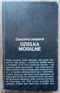 Giacomo Leopardi • Dziełka moralne