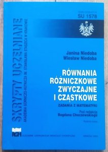 Janina i Wiesław Niedoba • Równania różniczkowe zwyczajne i cząstkowe