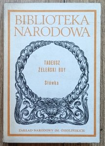 Tadeusz Żeleński Boy • Słówka / BN