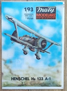 Mały Modelarz 1/93 • Henschel Hs 123 A-1