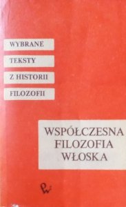 Andrzej Nowicki • Współczesna filozofia włoska