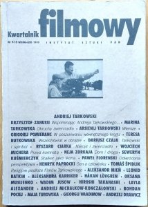 Kwartalnik filmowy 9-10 1995 • Andriej Tarkowski