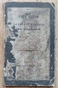 Michał Chodźko • Siedm listów o Legionie Polskim we Włoszech / 1850