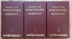 Krzysztof Kluk • Dykcyonarz roślinny 1/3