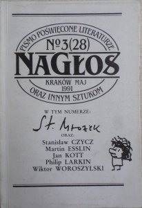 Nagłos nr 3/1991 [Mrożek, Stanisław Czycz, Philip Larkin]