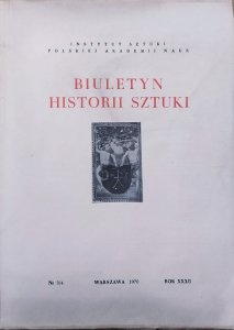 Biuletyn Historii Sztuki 3-4/1970 • rzeźba, Tomasz Nikiel, Pińczów, kamieniastwo