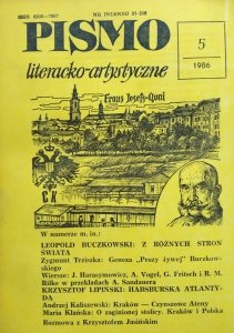 Pismo literacko-artystyczne 5/1986 • Rainer Maria Rilke, Bruno Schulz