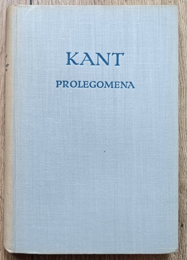 Immanuel Kant Prolegomena