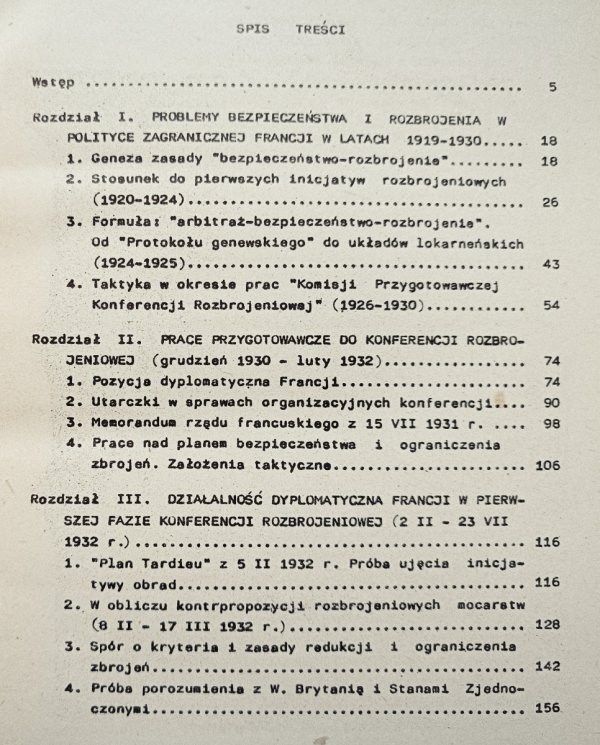 Dyplomacja francuska wobec Konferencji Rozbrojeniowej w Genewie 2 II 1932 - 31 V 1937