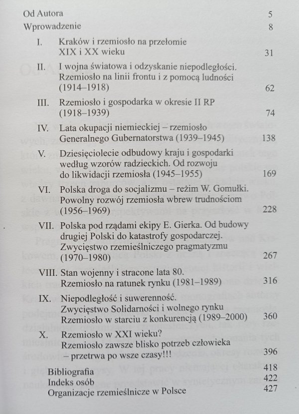 Tadeusz Nowiński Szkice o rzemiośle, polityce gospodarczej i Krakowie XX wieku