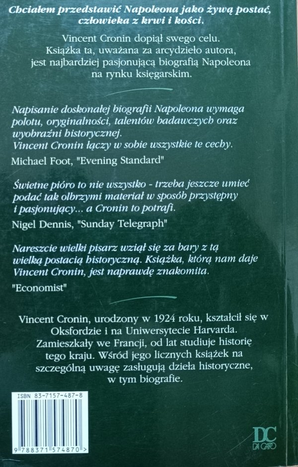 Vincent Cronin Napoleon