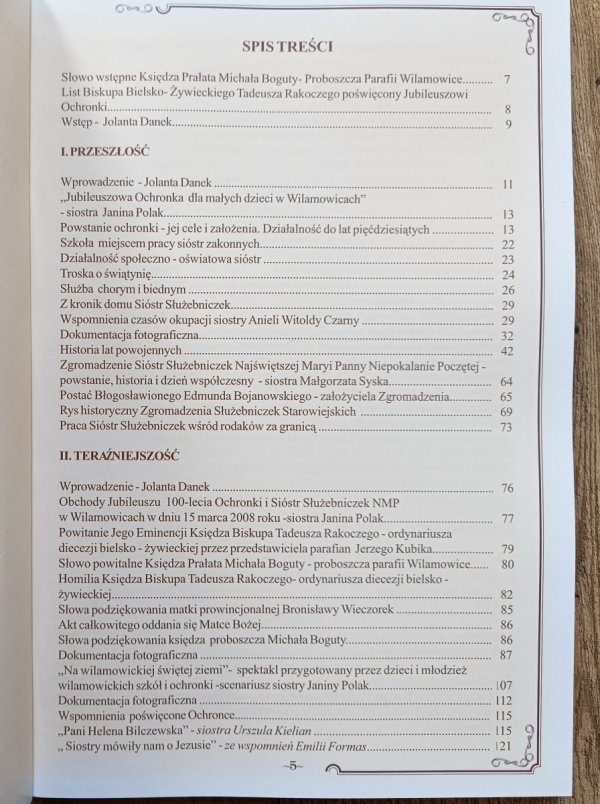 Ochronka pod wezwaniem św. Anny w Wilamowicach 1908-2008