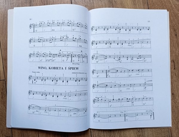 Nad pięknym modrym Dunajem w popularnej edycji na keyboard