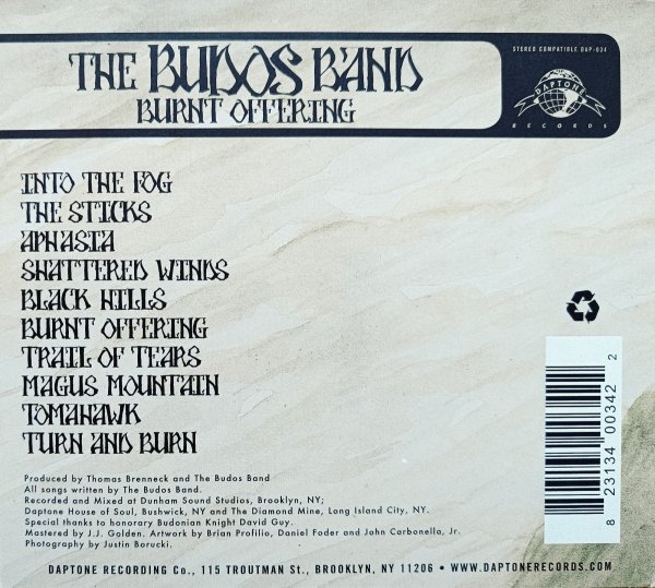 The Budos Band Burnt Offering CD