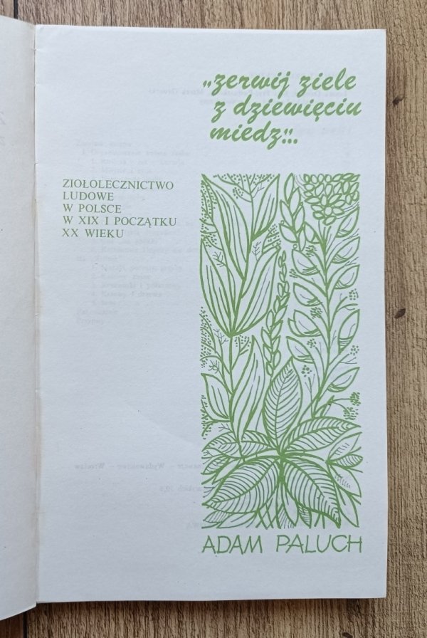Zerwij ziele z dziewięciu miedz. Ziołolecznictwo ludowe w Polsce w XIX i początku XX wieku
