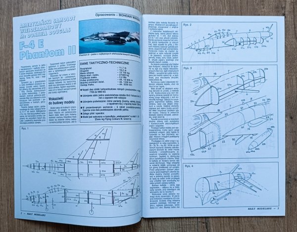 Mały Modelarz 1-2/2001 / Amerykański samolot wielozadaniowy Mc Donnell Douglas F-4 E Phantom II