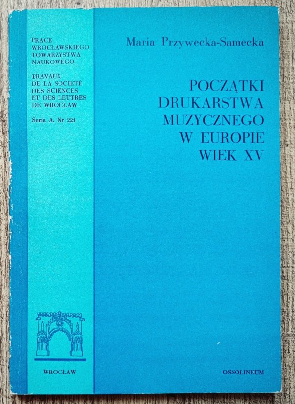 Początki drukarstwa muzycznego w Europie wiek XV