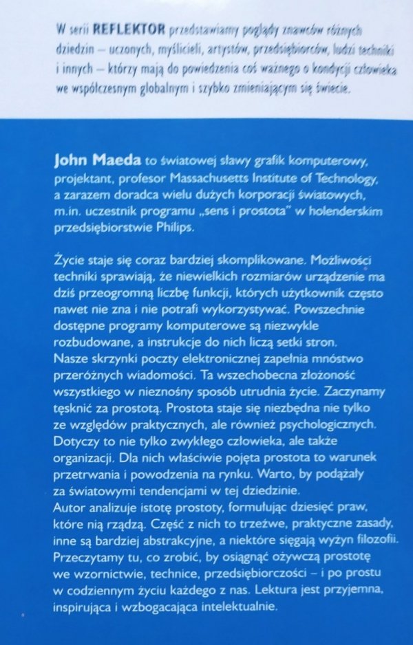 John Maeda Prawa prostoty