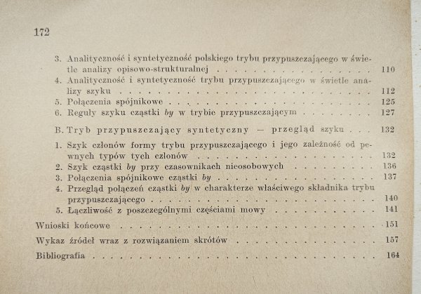 Teodozja Rittel Szyk członów w obrębie form czasu przeszłego i trybu przypuszczającego