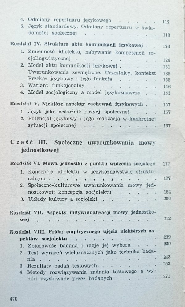 Zróżnicowanie językowe a struktura społeczna