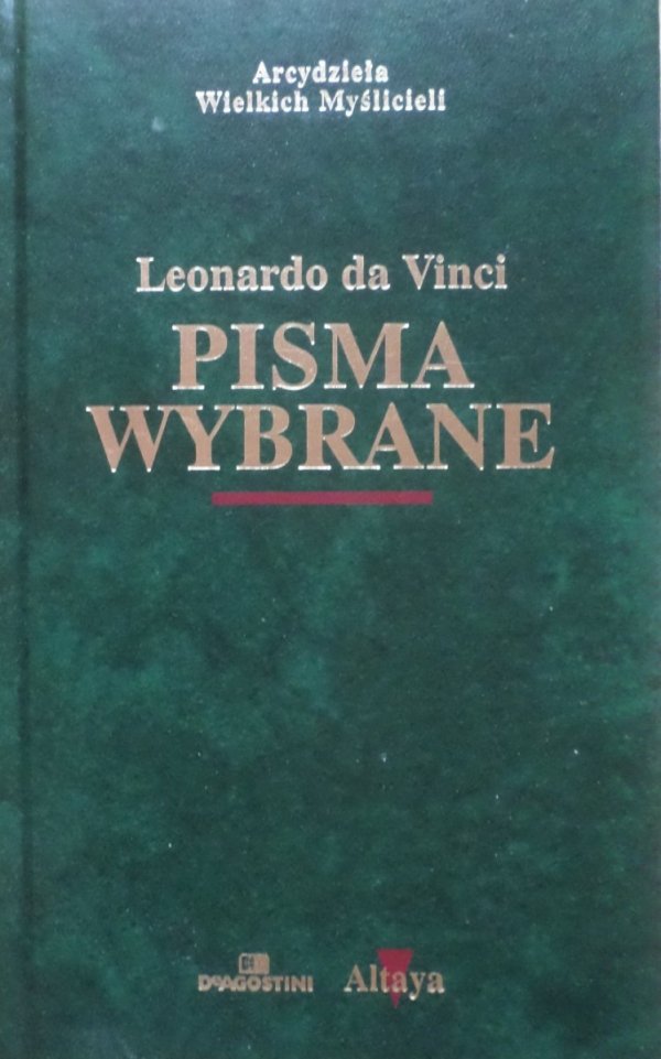 Leonardo da Vinci • Pisma wybrane [zdobiona oprawa]