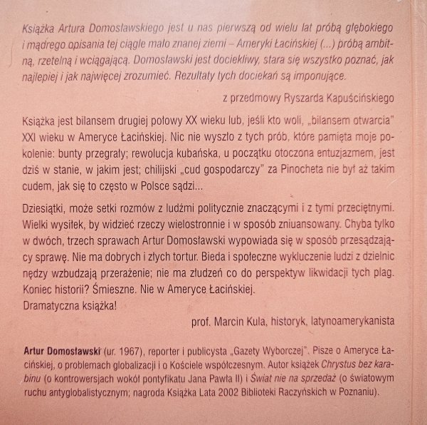 Artur Domosławski Gorączka latynoamerykańska