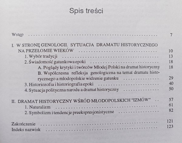 Jerzy Waligóra Dramat historyczny w epoce Młodej Polski