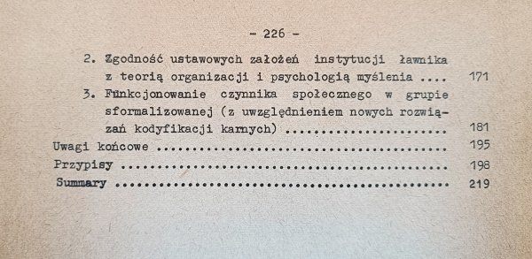 Anna Turska Czynnik społeczny i zawodowy w wymiarze sprawiedliwości