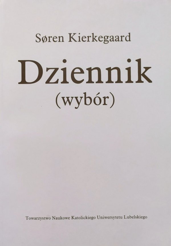 Soren Kierkegaard Dziennik (wybór)