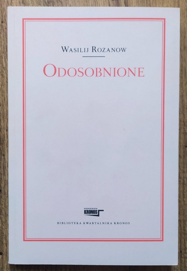 Wasilij Rozanow Odosobnienie