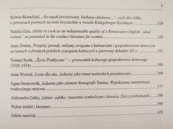 Wiktuały, kuchnia, kultura jedzenia w perspektywie historycznej