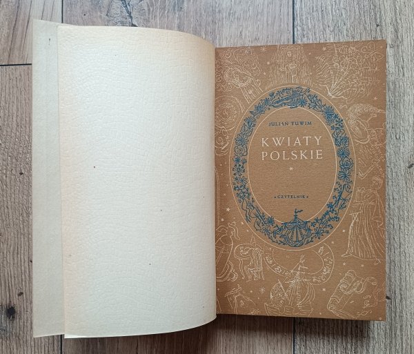 Julian Tuwim Kwiaty polskie / wydanie 1 1949 / oprawa artystyczna