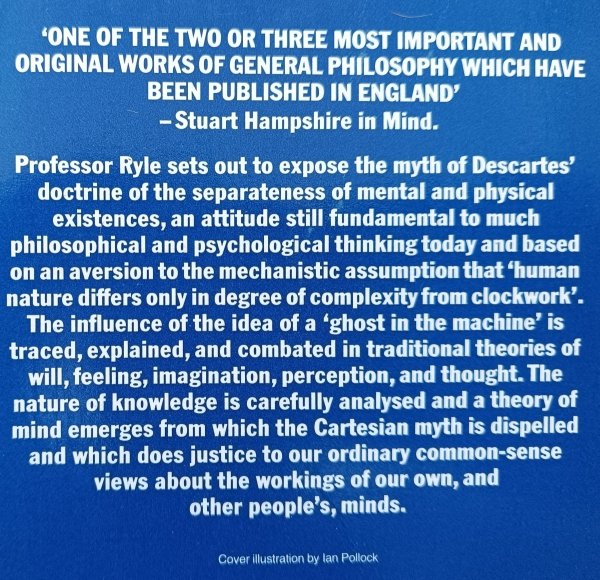 Gilbert Ryle The Concept of Mind