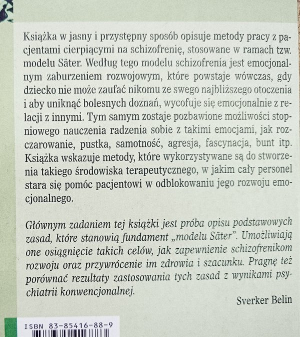 Sverker Belin Schizofrenia