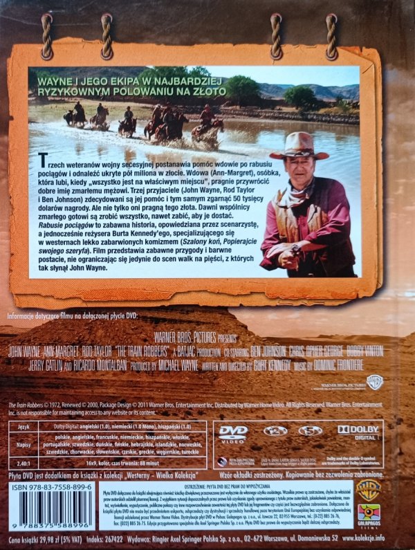 Rabusie pociągów. Wielka Kolekcja Westernów DVD