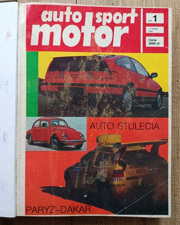 Czasopismo Auto Motor Sport rocznik 1991