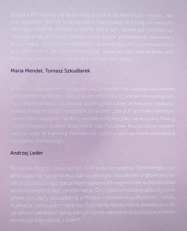 red. Jacek Kołtan Kontrrewolucja u bram