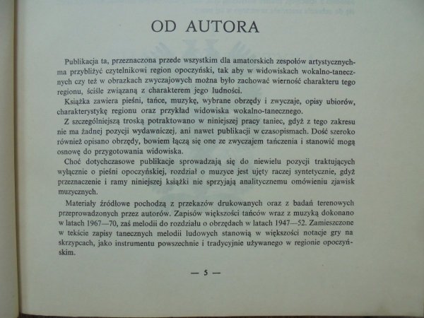 Jan Piotr Dekowski, Zbigniew Hauke • Folklor regionu Opoczyńskiego