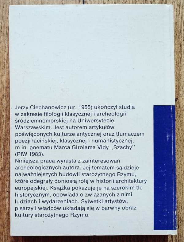 Jerzy Ciechanowicz Rzym. Ludzie i budowle