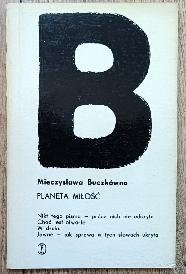 Mieczysława Buczkówna Planeta Miłość