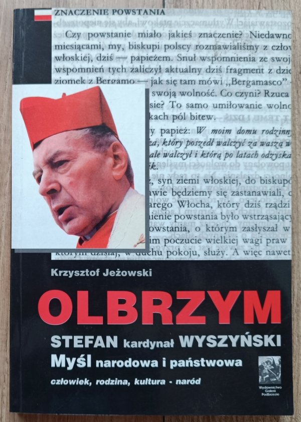 Krzysztof Jeżowski Olbrzym. Stefan Kardynał Wyszyński. Myśl narodowa i państwowa